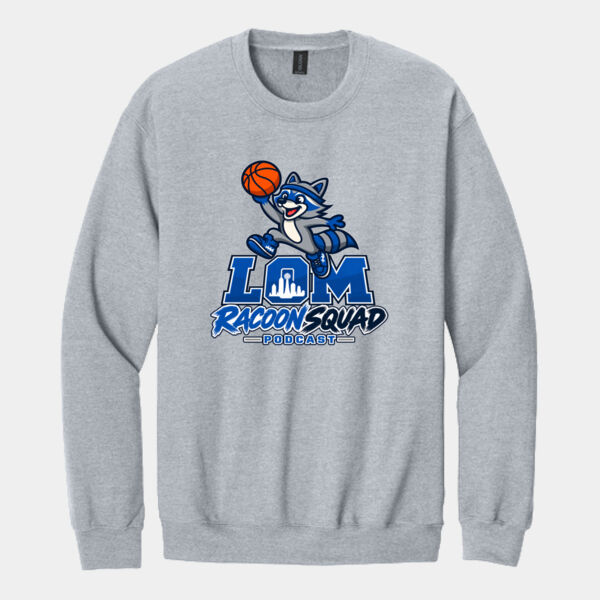LOM Racoon Squad - Softstyle ® Crewneck Sweatshirt Thumbnail
